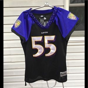 BALTIMORE RAVENS NFL FEMALE JERSEY "SUGGS" #55